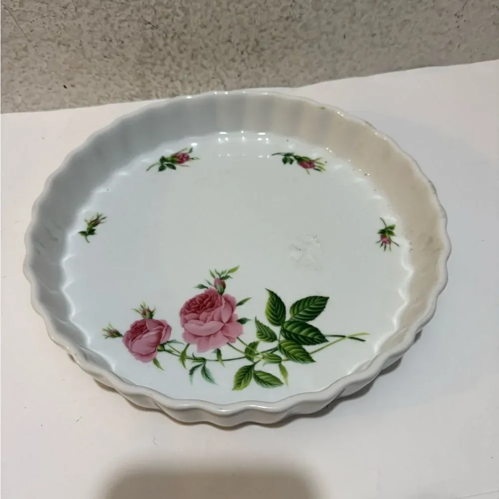 Christineholm Porcelain Quiche Tart Pie Plate 9.5